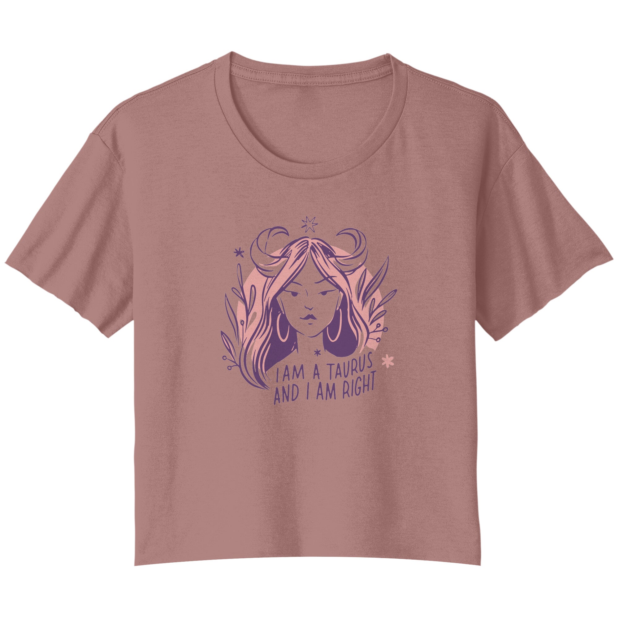 Taurus BELLA LADIES FLOWY CROP T-SHIRT