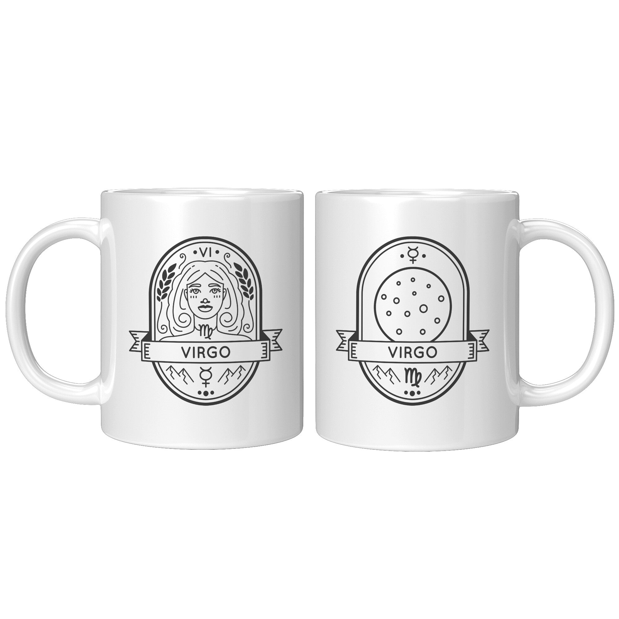 Virgo 11oz White Mug
