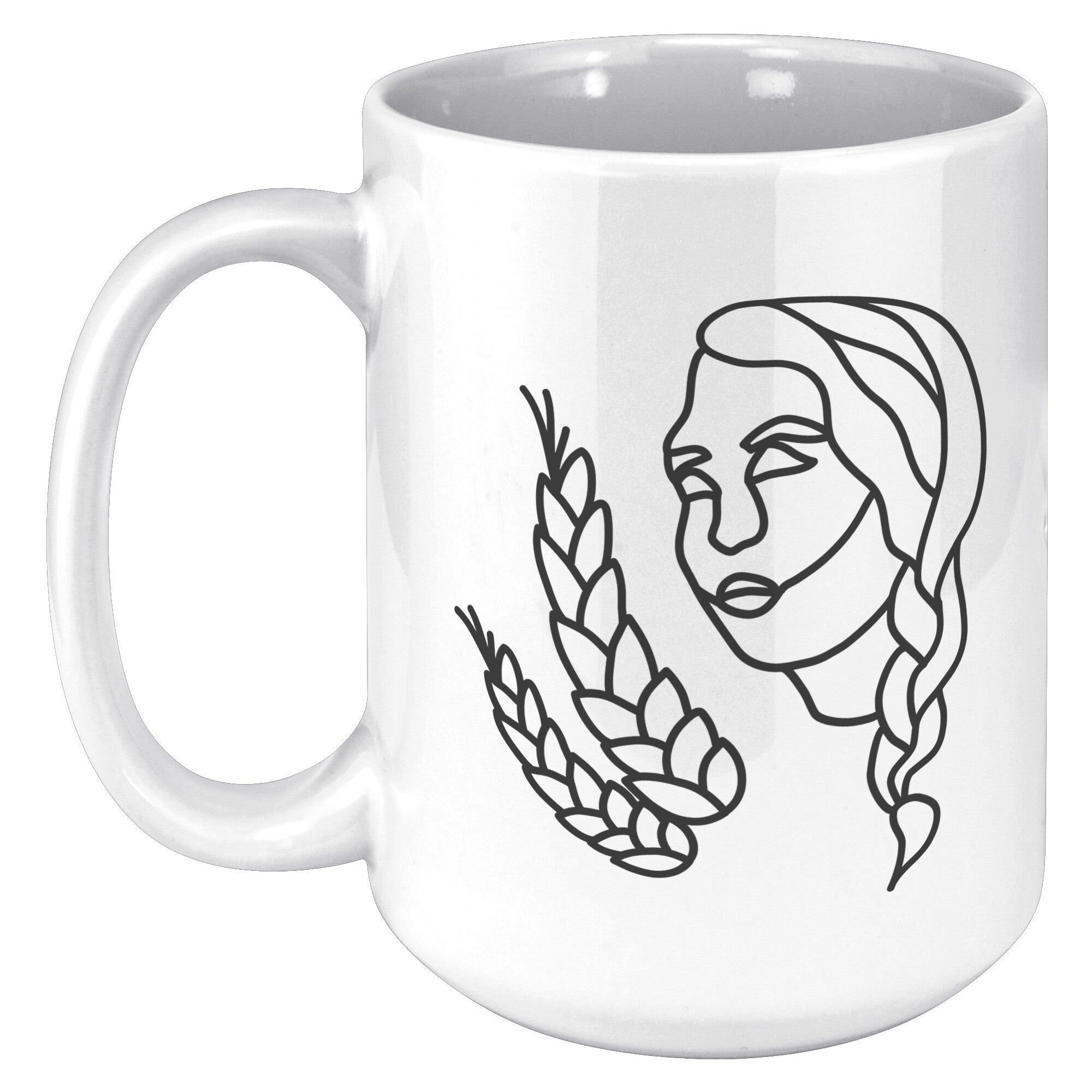 Virgo 15OZ WHITE MUG