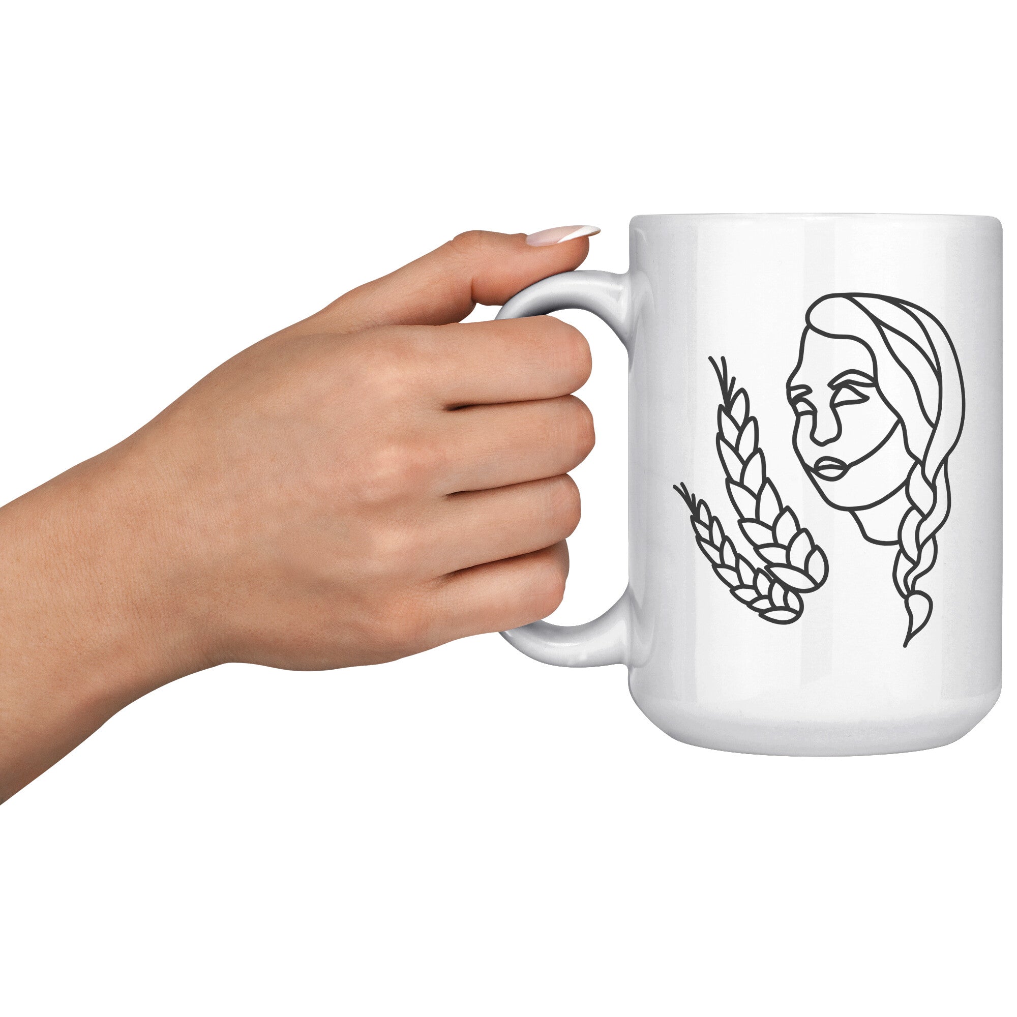 Virgo 15OZ WHITE MUG