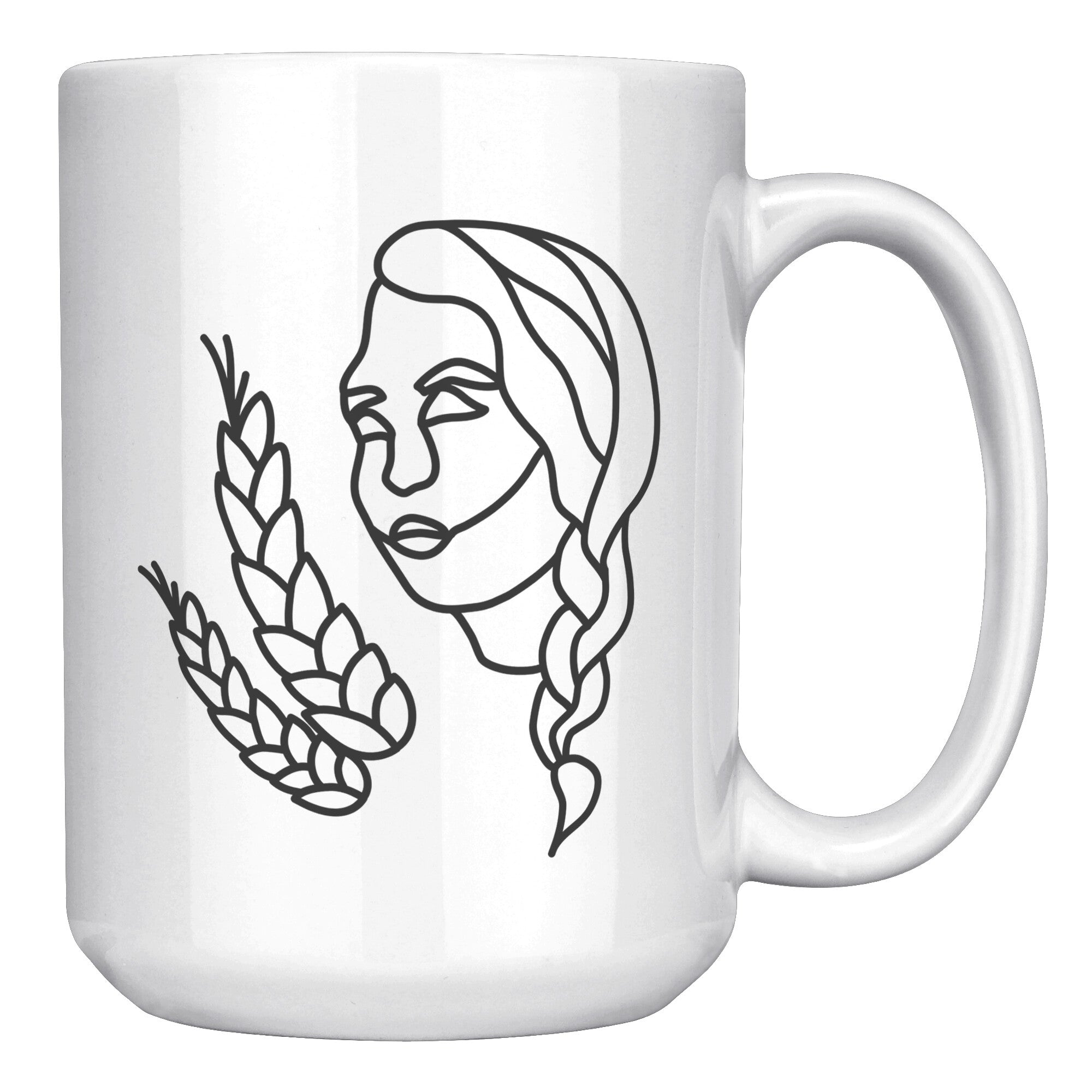 Virgo 15OZ WHITE MUG