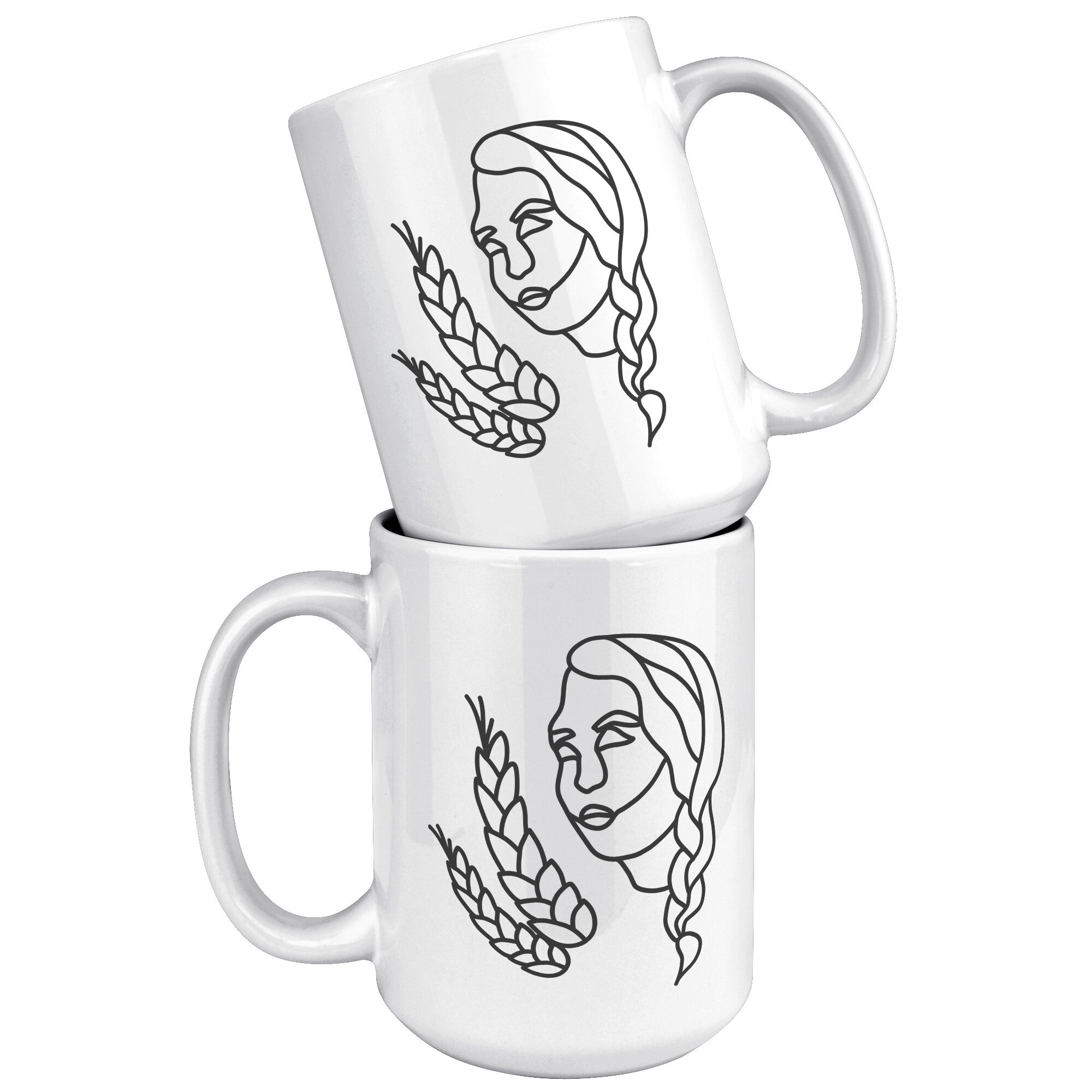 Virgo 15OZ WHITE MUG