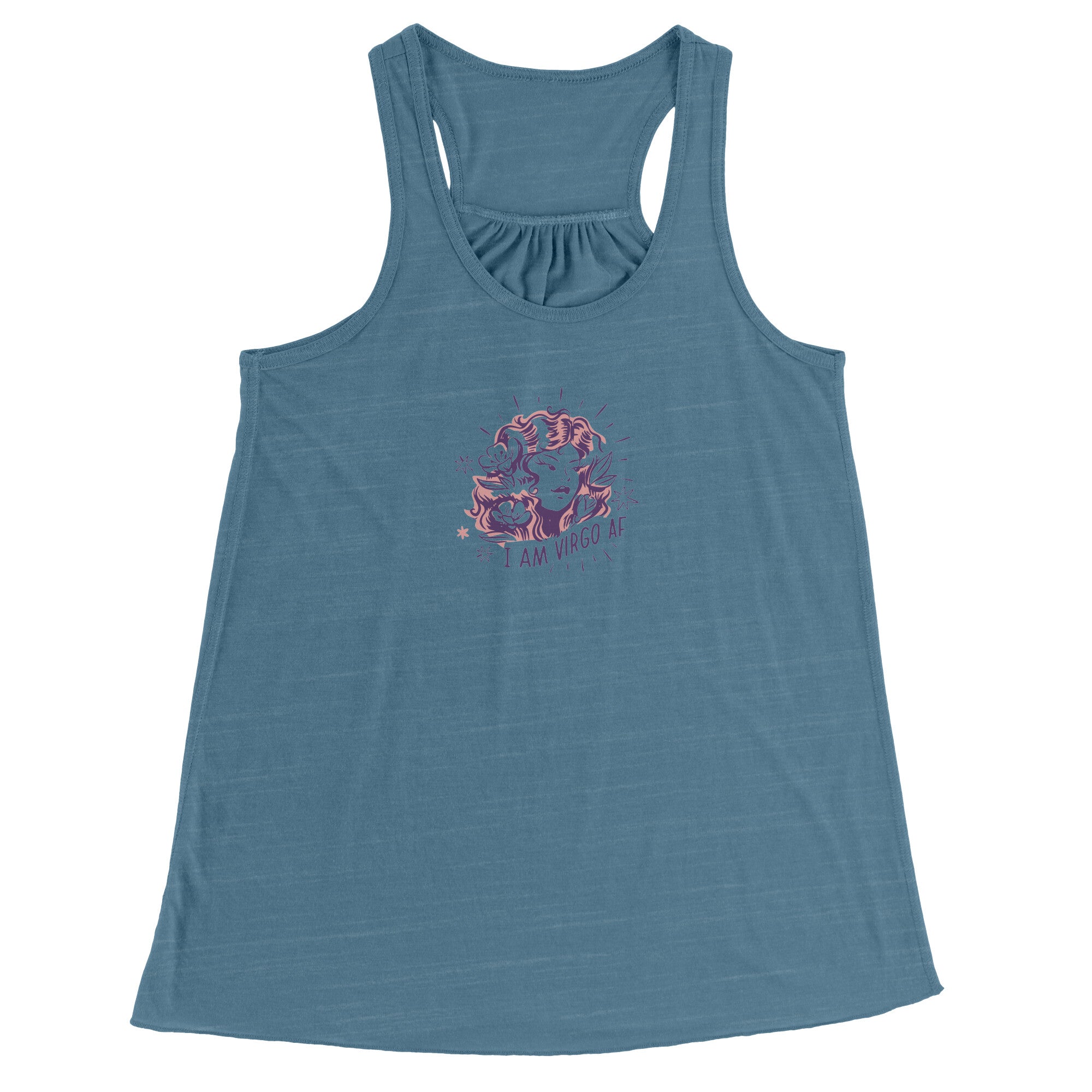 Virgo BELLA FLOWY RACEBACK TANK
