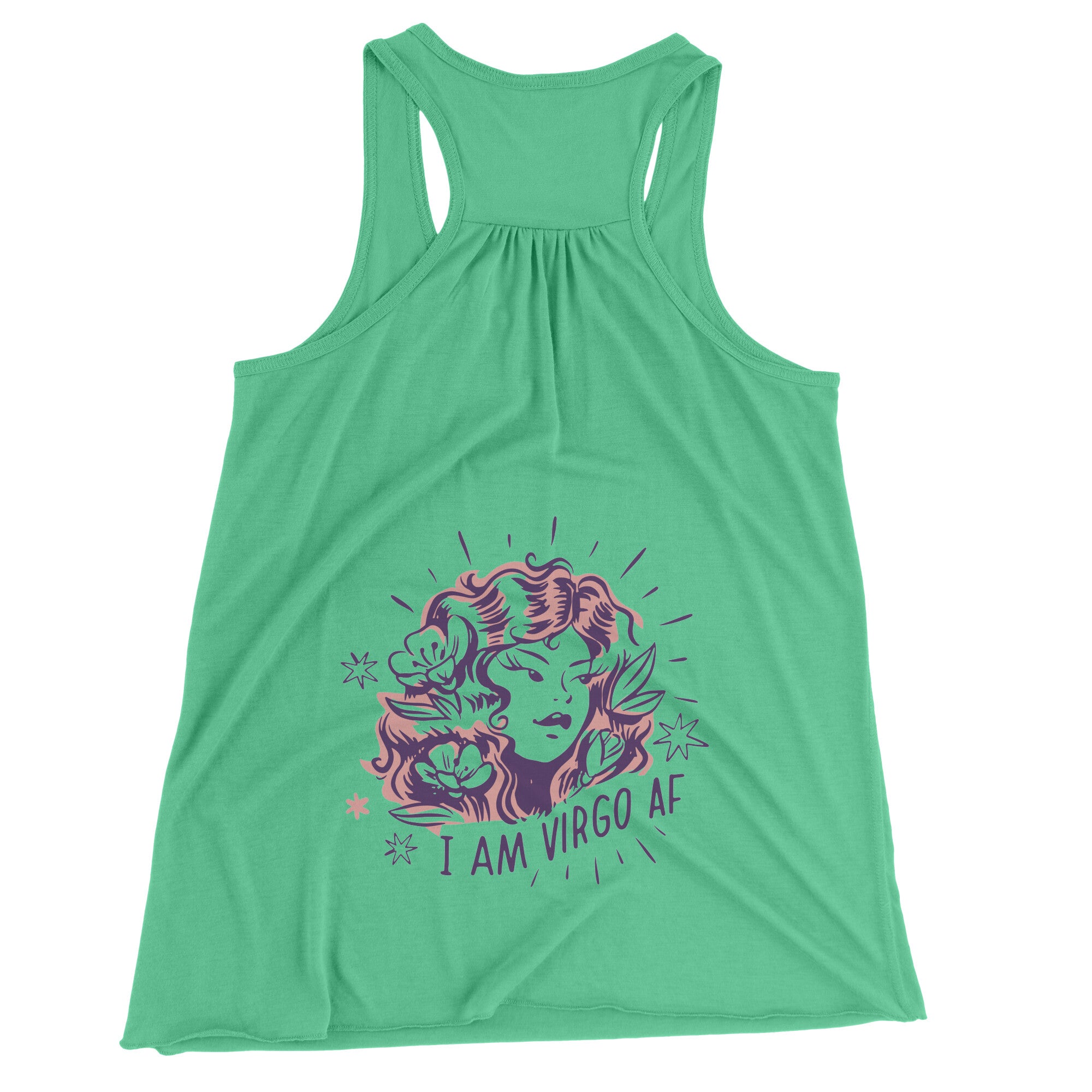 Virgo BELLA FLOWY RACEBACK TANK