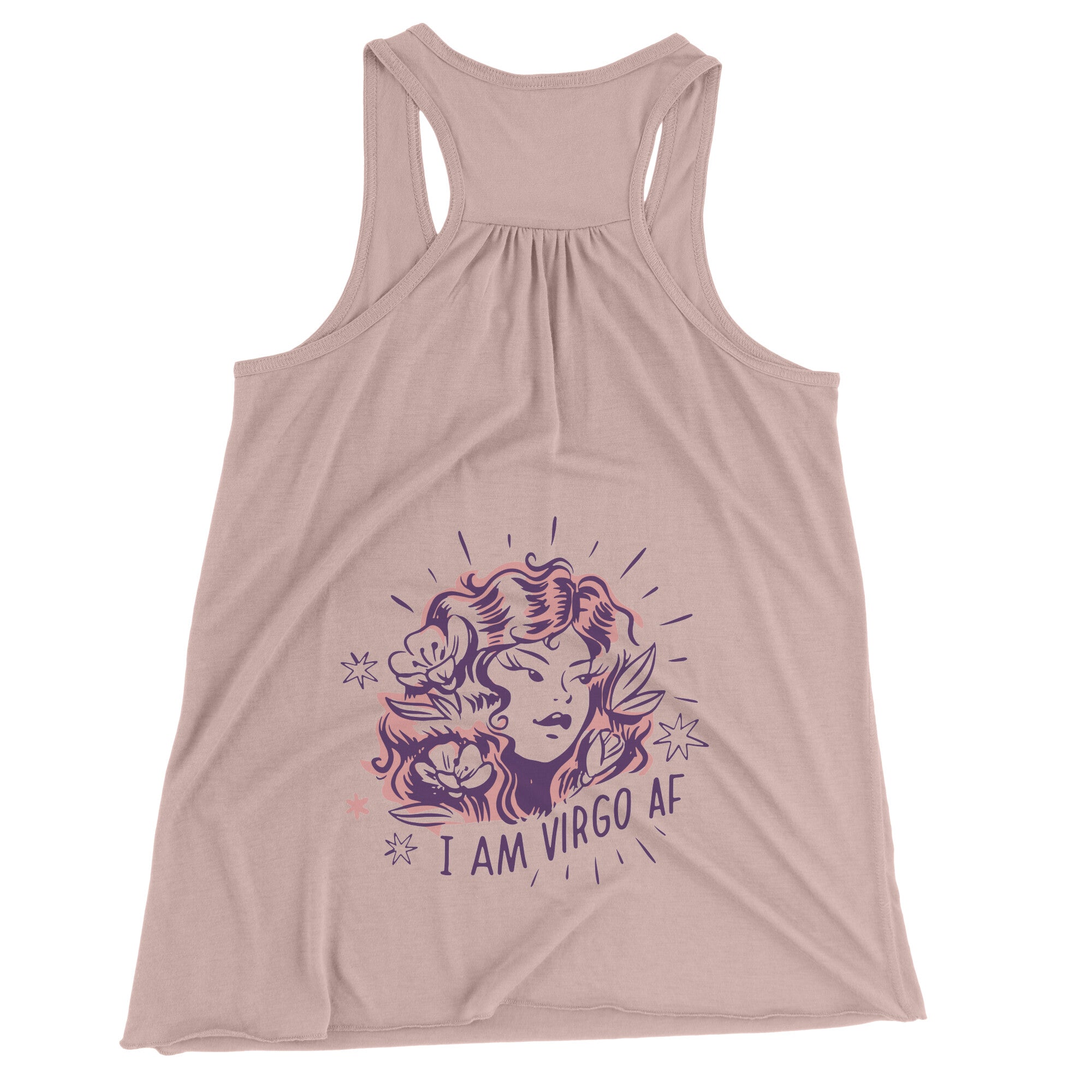 Virgo BELLA FLOWY RACEBACK TANK