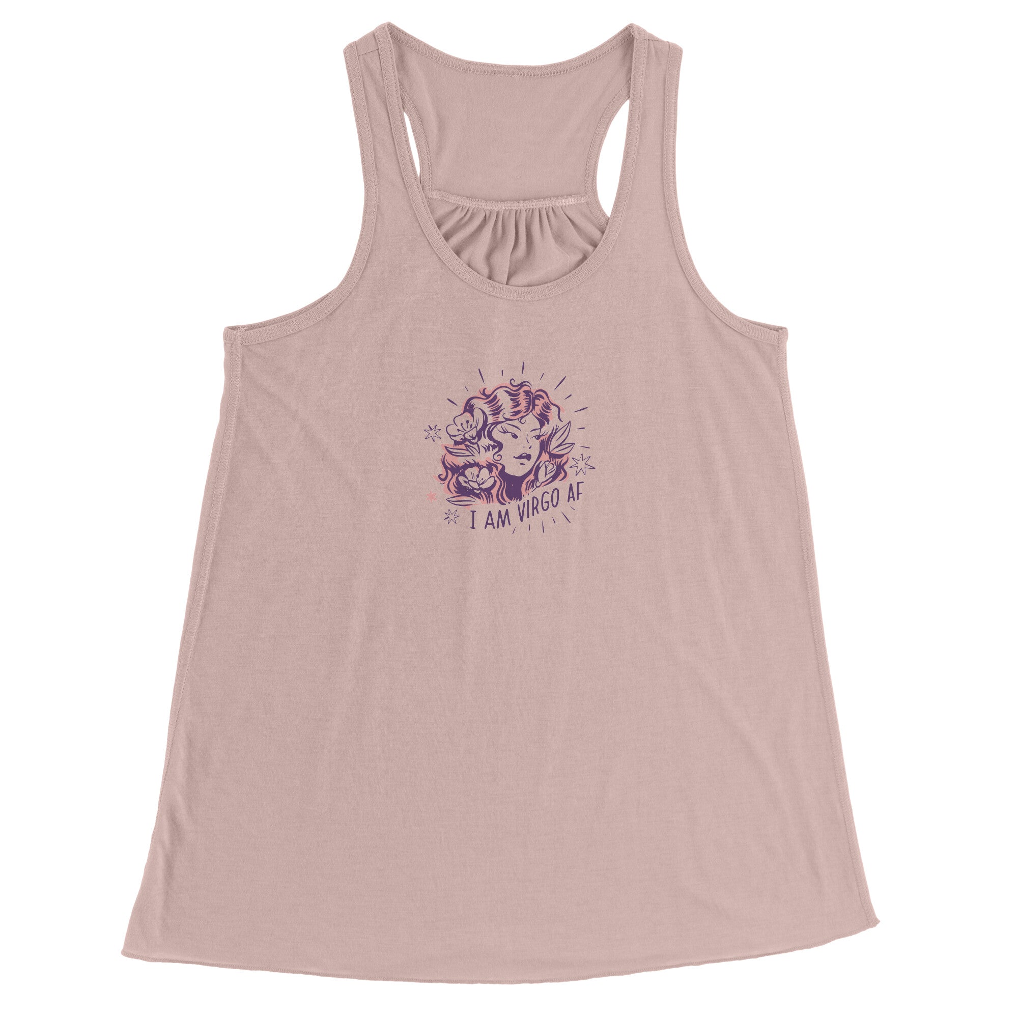 Virgo BELLA FLOWY RACEBACK TANK