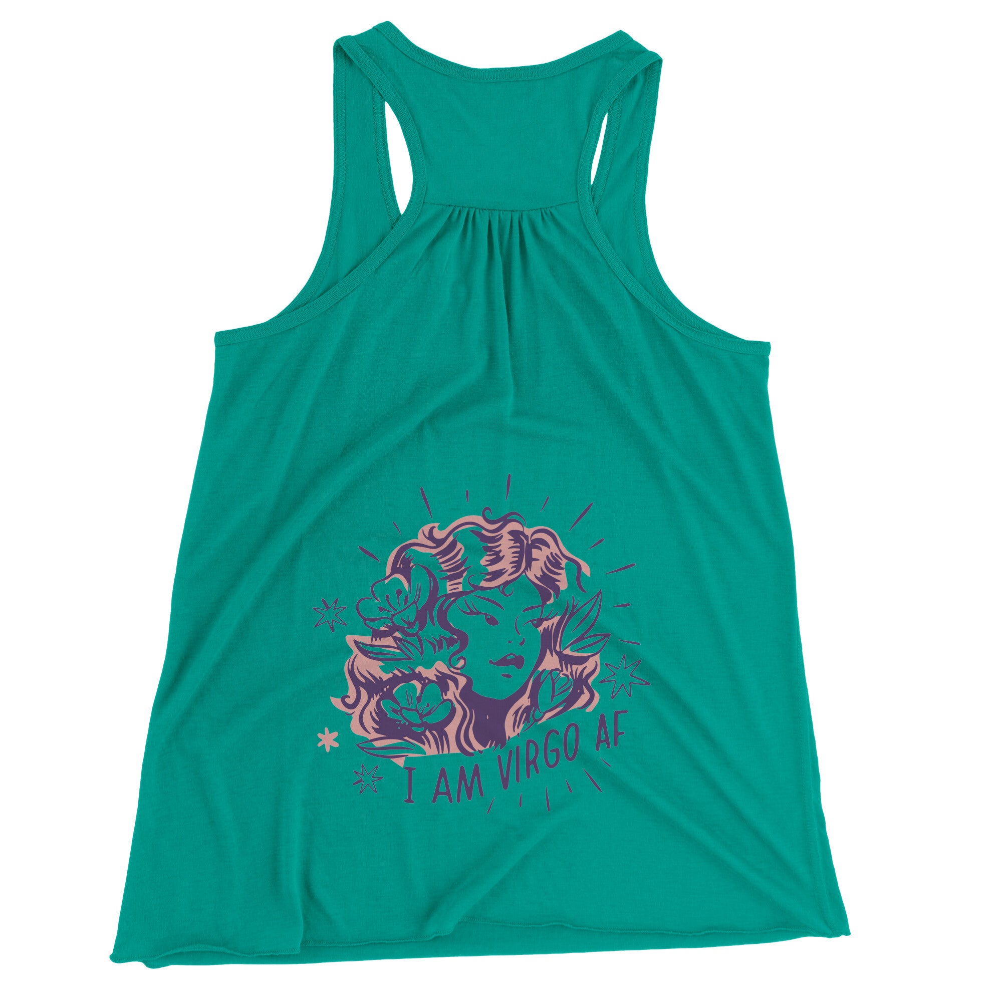 Virgo BELLA FLOWY RACEBACK TANK