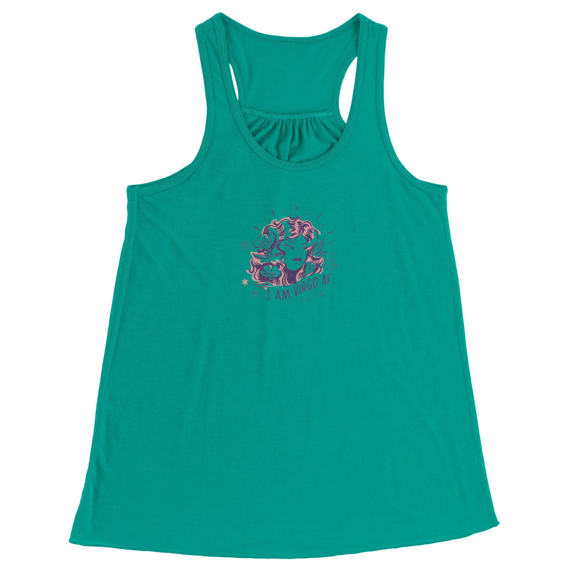 Virgo BELLA FLOWY RACEBACK TANK