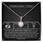 February Twenty-Third Necklace