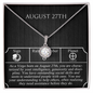 August Twenty-Seventh Necklace