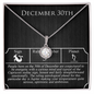 December Thirtieth Necklace