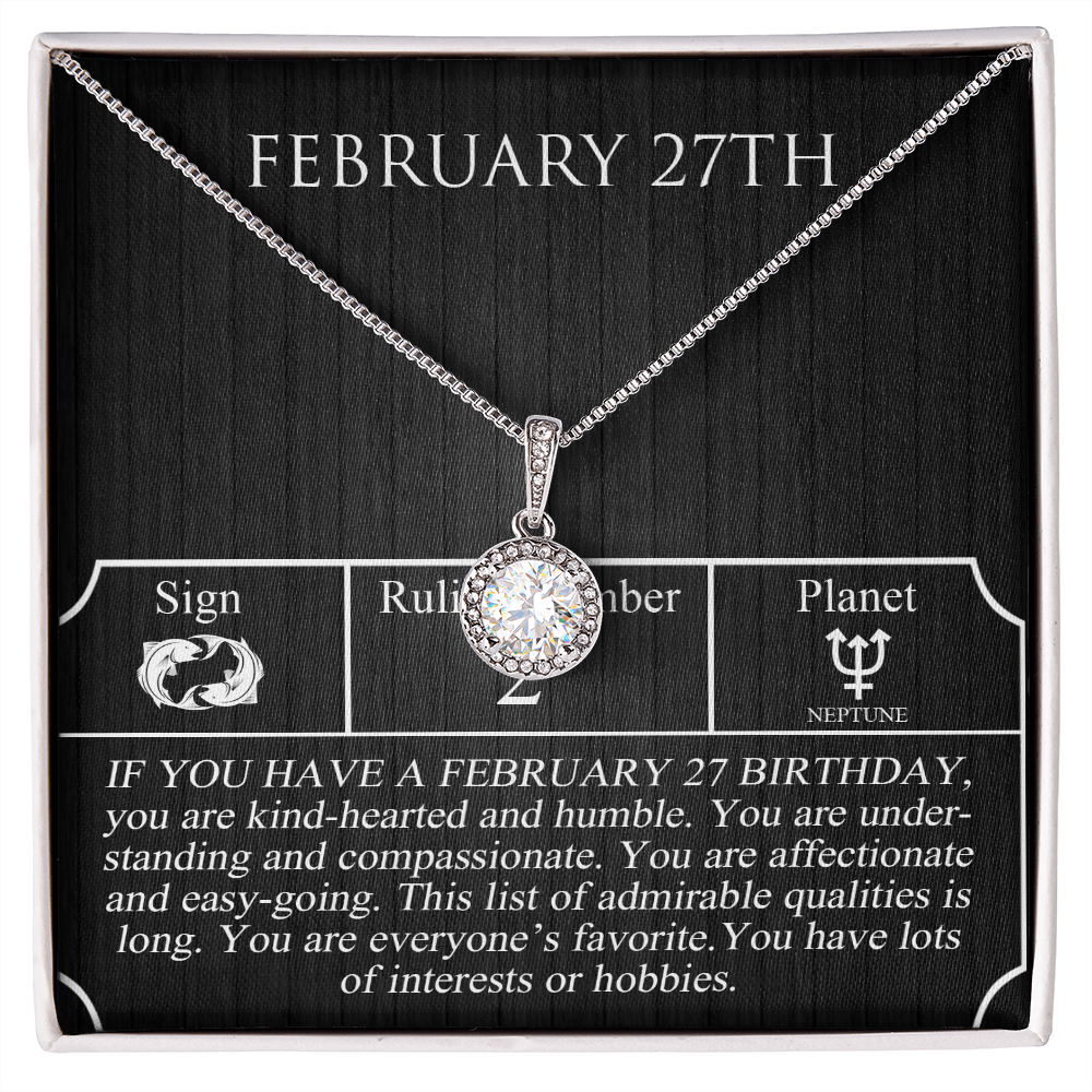 February Twenty-Seventh Necklace