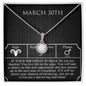 March Thirtieth Necklace