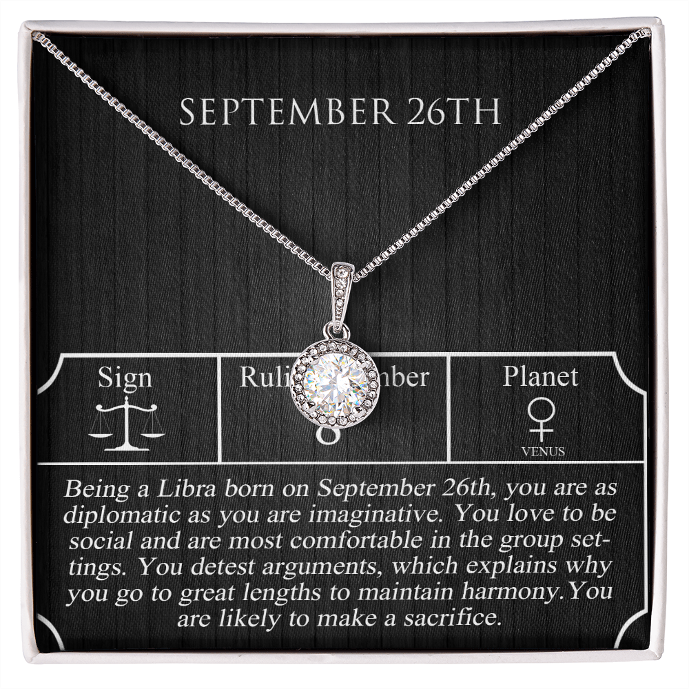 September Twenty-Sixth Necklace