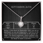 September Twenty-Sixth Necklace