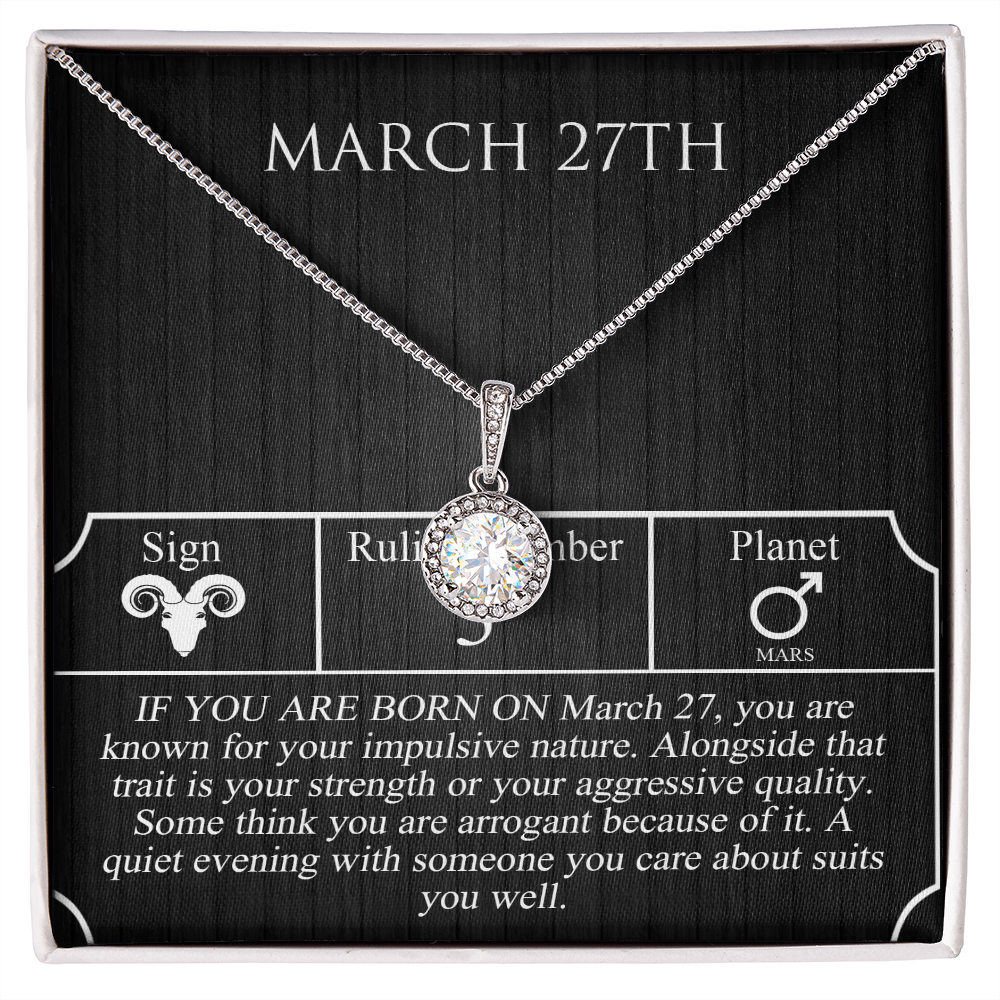 March Twenty-Seventh Necklace
