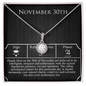 November Thirtieth Necklace