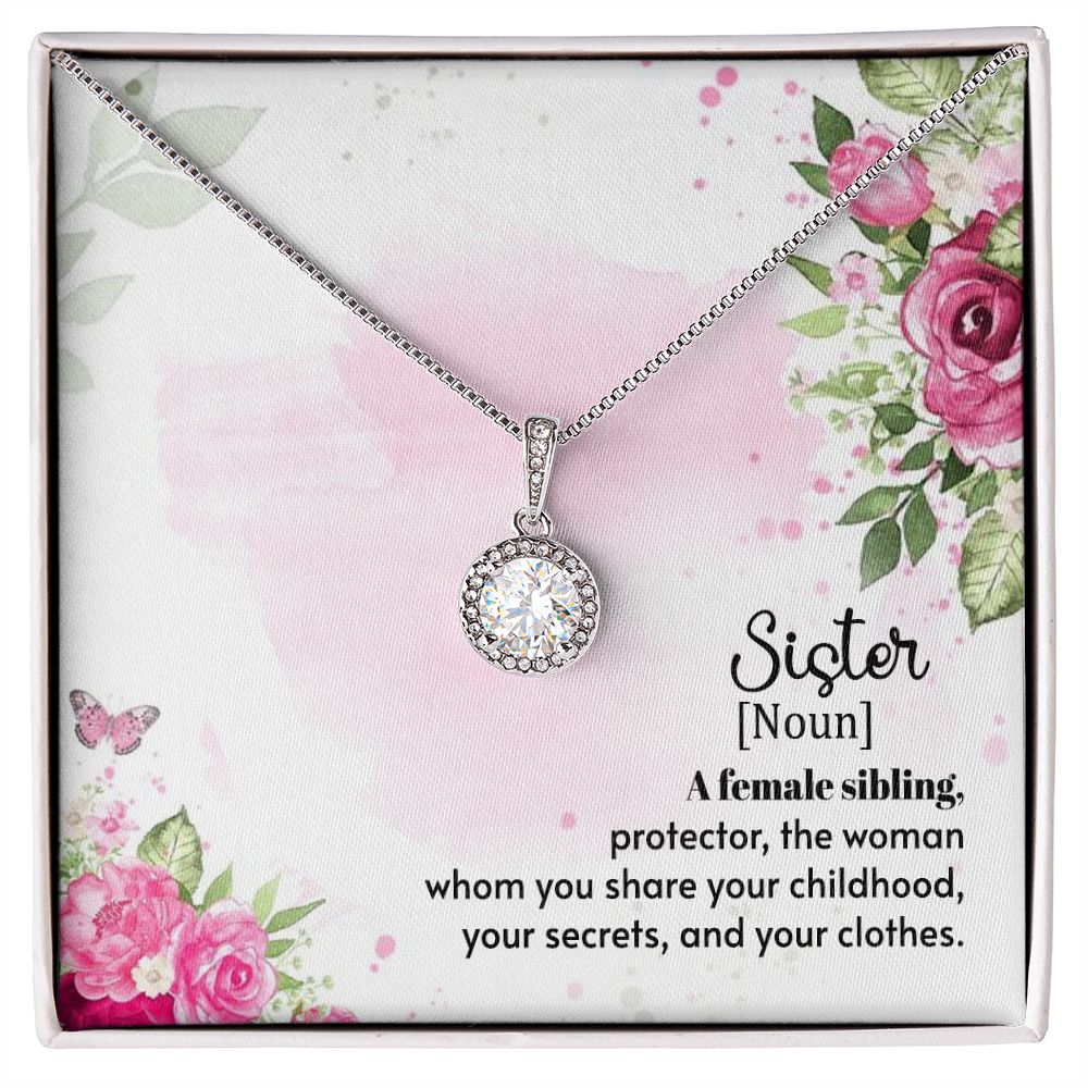 To My Sister Necklace