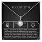 August Twentieth Necklace