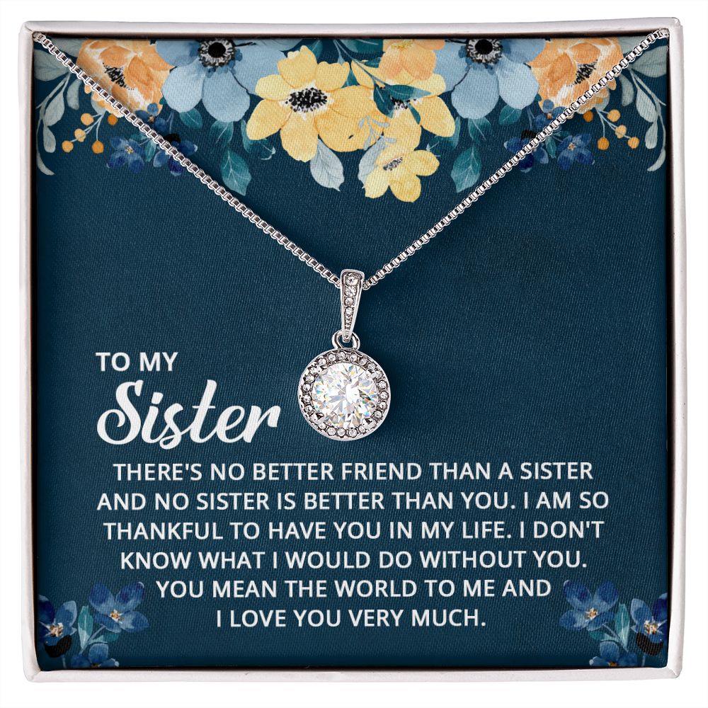 To My Sister Necklace