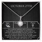 October Twenty-Seventh Necklace