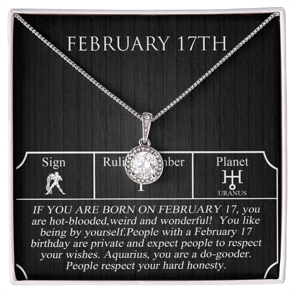 February Seventeenth Necklace