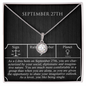 September Twenty-Seventh Necklace