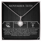 November Sixteenth Necklace