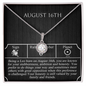 August Sixteenth Necklace