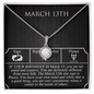 March Thirteenth Necklace