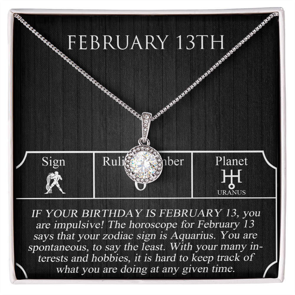February Thirteenth Necklace