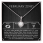 February Twenty-Second Necklace