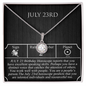 July Twenty-Third Necklace