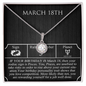 March Eighteenth Necklace