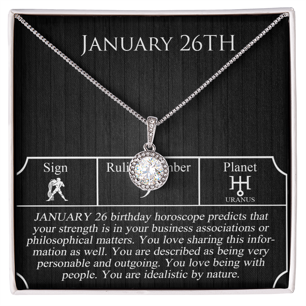 January Twenty-Sixth Necklace