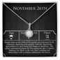 November Twenty-Sixth Necklace