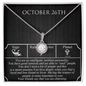 October Twenty-Sixth Necklace