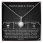 November Twenty-Fourth Necklace