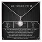 October Nineteenth Necklace