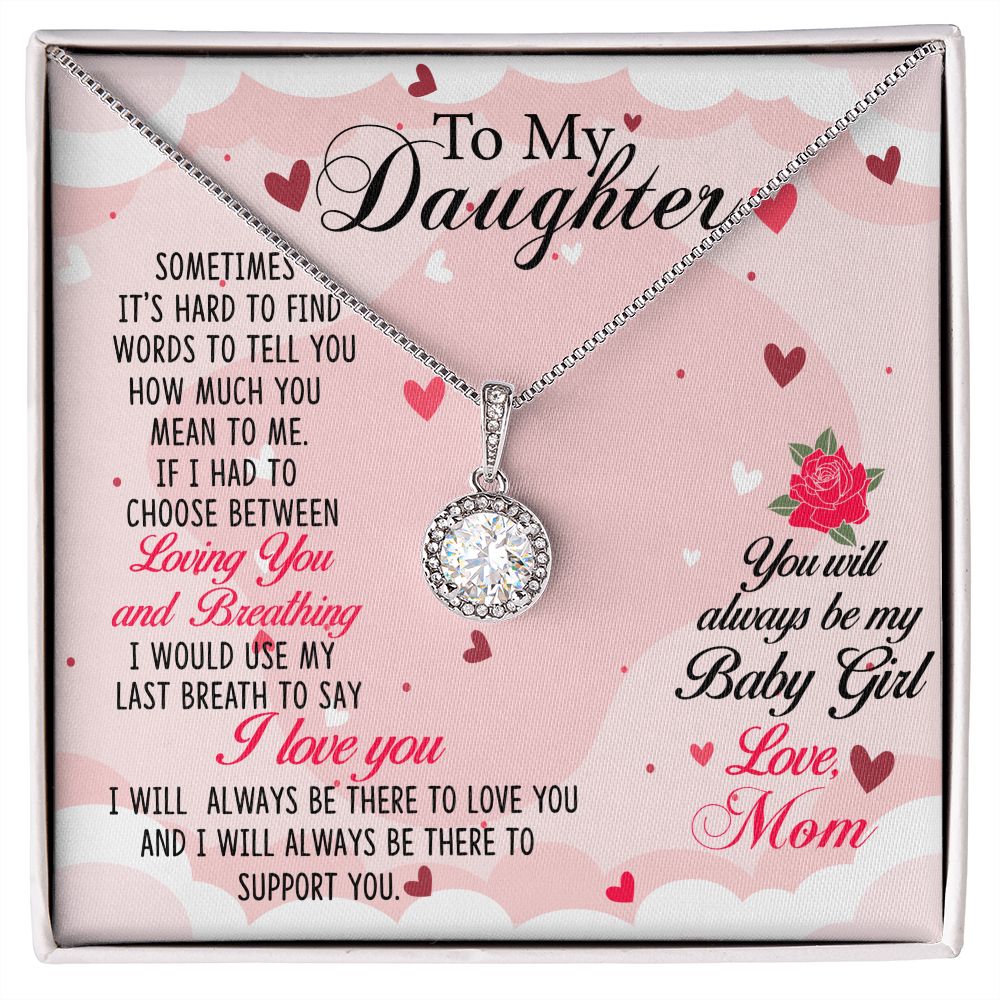 To My Daughter Necklace