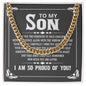 To My Son Necklace