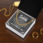 To My Son Necklace