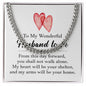 To My Husband Necklace