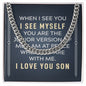 To My Son Necklace