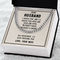 To My Husband Necklace