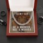 To My Son Necklace