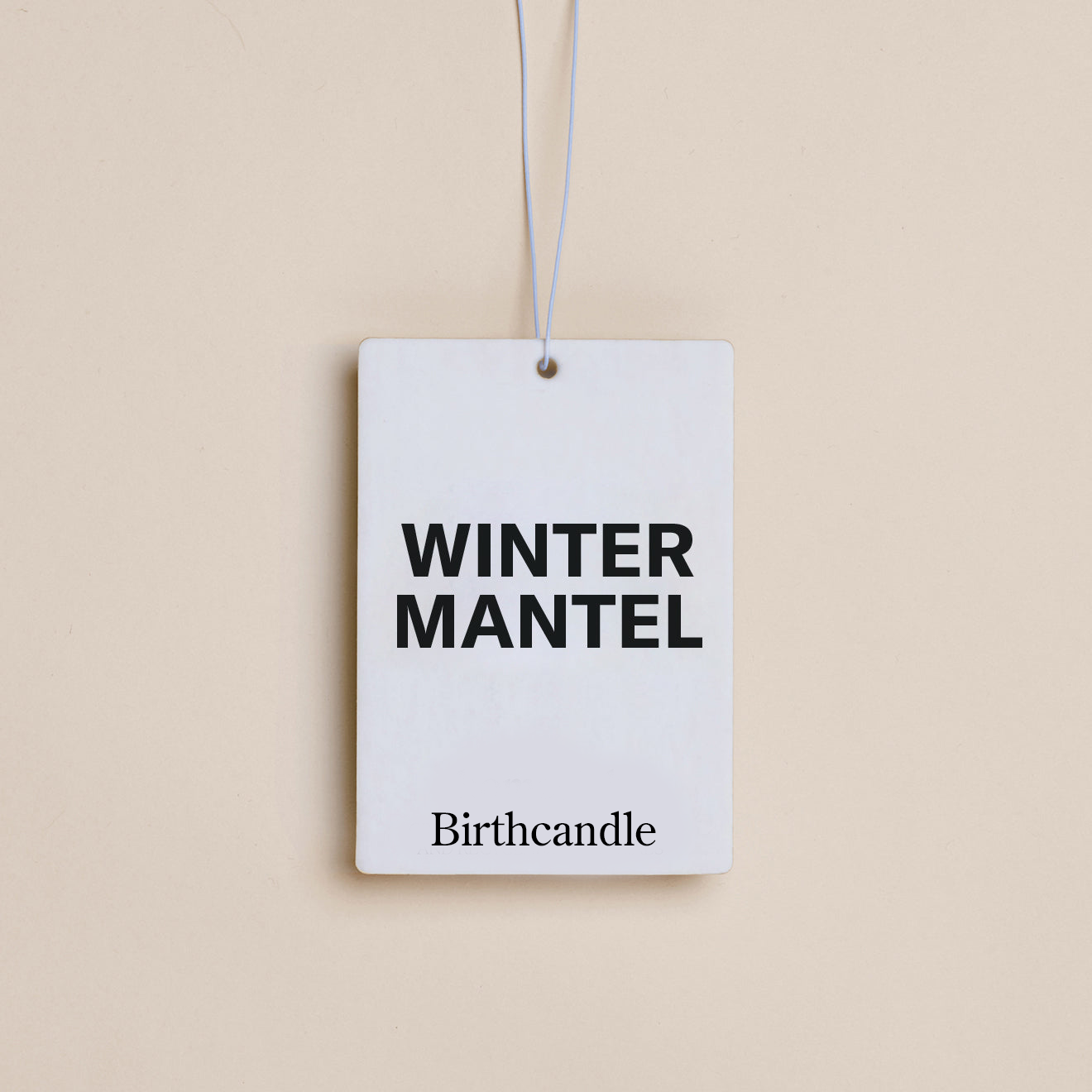 Winter Mantel Car Freshener